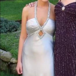 Silver prom dress!